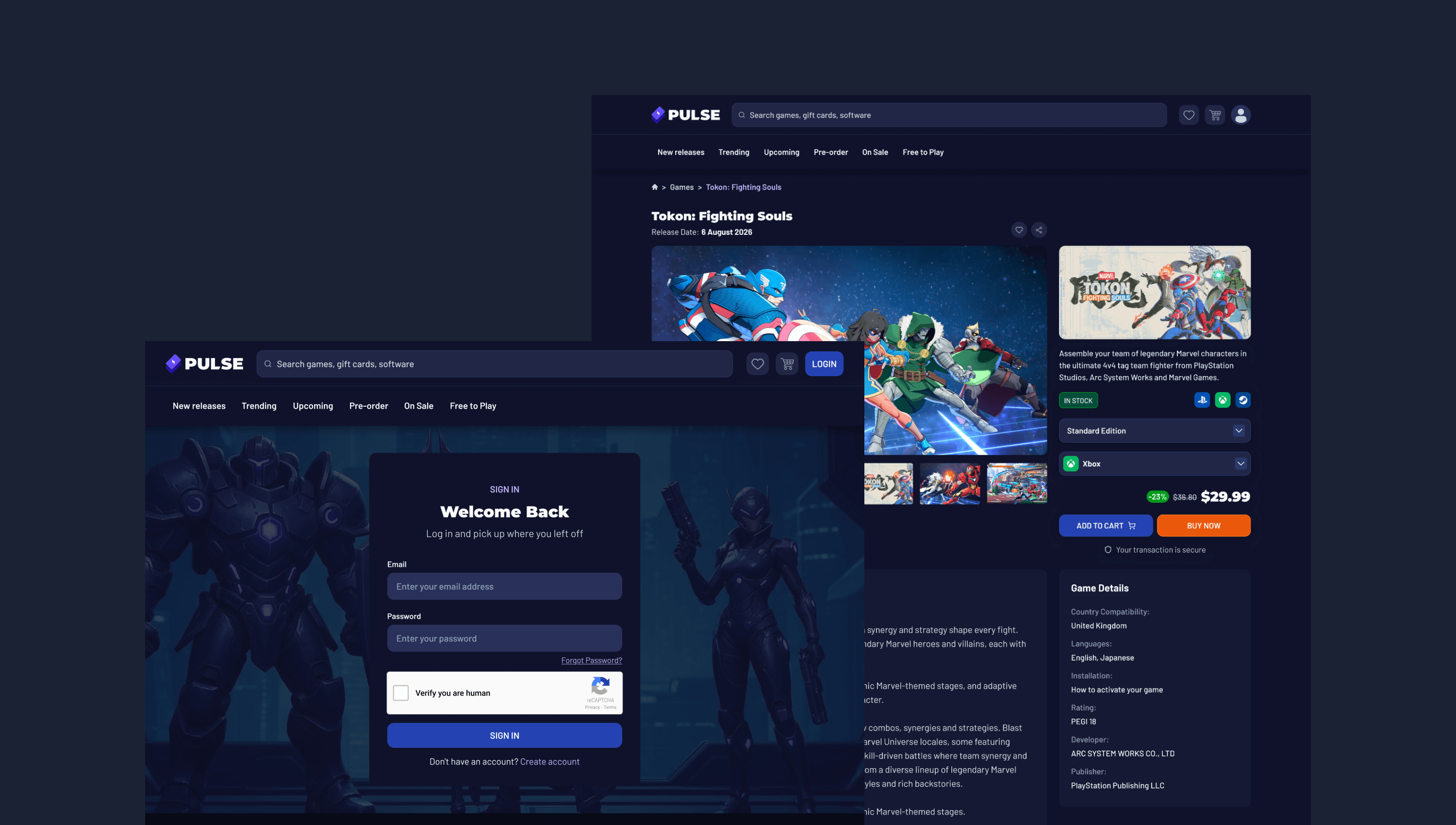 Pulse V2 marketplace detail